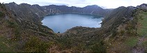 Lago Quilotoa - volcanic lake without inflow and outflow of wather
